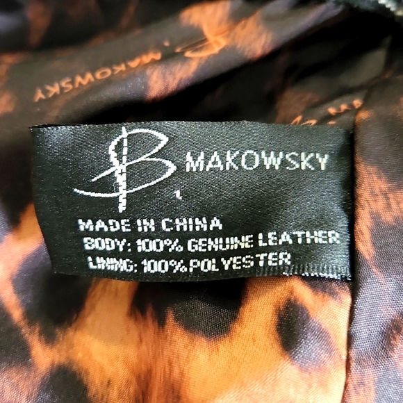 B. Makowsky Leather Bag - Picture 7 of 7